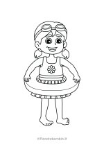 Disegni sull'estate da stampare e colorare 11