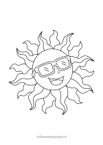 Disegni sull'estate da stampare e colorare 17