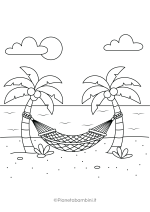 Disegni sull'estate da stampare e colorare 20
