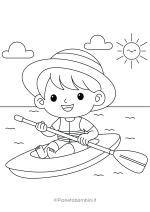 Disegni sull'estate da stampare e colorare 23