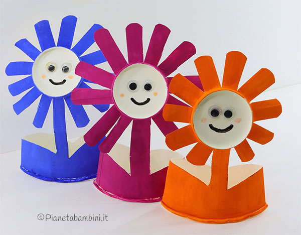 Tutorial fiori con bicchieri di carta
