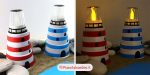 Tutorial lavoretto faro con bicchieri di plastica