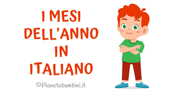 Schede didattiche sui mesi dell'anno in italiano per stranieri e BES