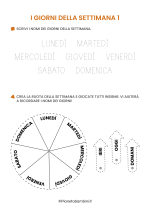 Schede didattiche sui giorni della settimana in italiano per alunni BES 3