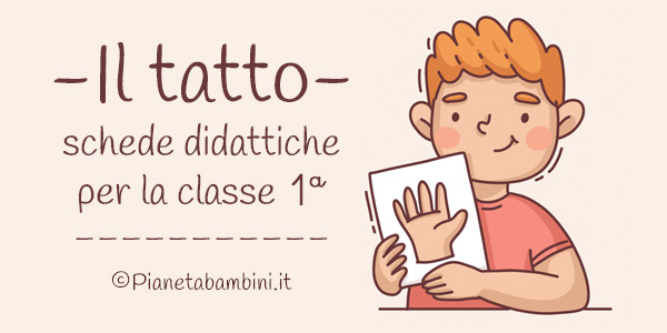 Schede didattiche sul tatto per la classe prima della Scuola Primaria