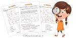 Schede didattiche sulla pianta geografica per la classe seconda