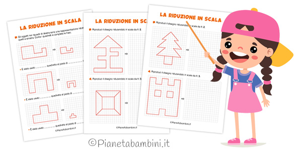 Schede didattiche sulla riduzione in scala Schede didattiche sulla riduzione in scala per la Scuola Primaria