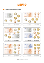 Scheda didattica sull'euro per la classe seconda nr. 2
