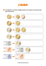 Scheda didattica sull'euro per la classe seconda nr. 3