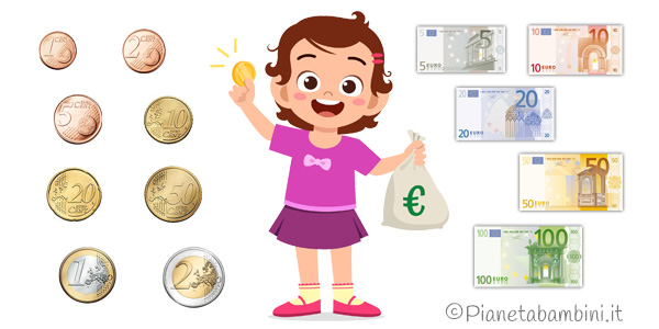 Schede didattiche sull'euro per tutte le classi della Scuola Primaria