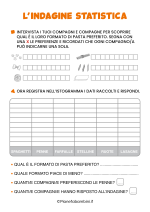 Scheda didattica sull'indagine statistica per la classe prima nr. 3