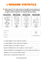 Scheda didattica sull'indagine statistica per la classe seconda nr. 1