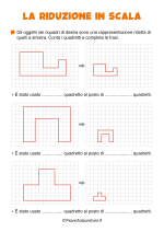 Scheda didattica sulla riduzione in scala per la classe seconda nr. 1