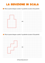 Scheda didattica sulla riduzione in scala per la classe seconda nr. 2