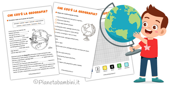 Schede didattiche su Che cosa è la Geografia? per la classe terza Schede didattiche su "Che cosa è la Geografia?" per la classe terza della Scuola Primaria