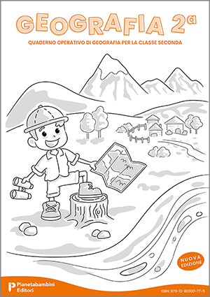 Copertina di Geografia classe seconda Copertina del quaderno operativo di Geografia classe seconda