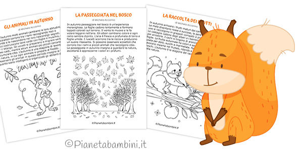 Dettati dedicati all'autunno per bambini della Scuola Primaria