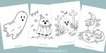 Disegni di fantasmi da stampare e colorare per bambini