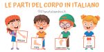 Schede didattiche sulle parti del corpo in italiano per stranieri e BES