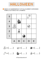 Schede di coding con coordinate su Halloween 15