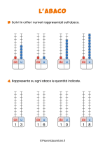 Scheda didattica sui numeri fino a 20 per la classe seconda nr. 3