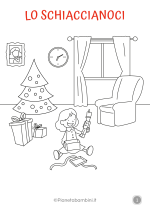 Schiaccianoci disegni da stampare e colorare 1