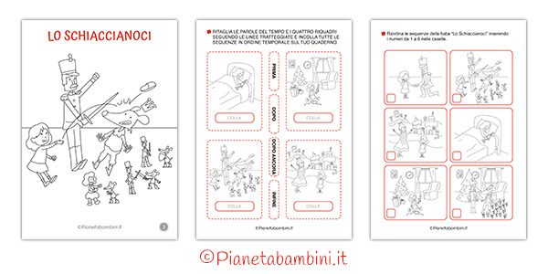 Sequenze da riordinare della fiaba Lo Schiaccianoci