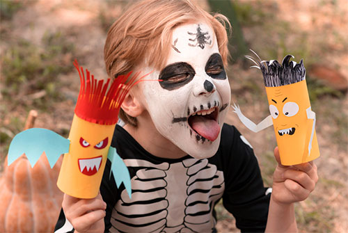 Trucco Teschio Halloween 10 Trucco di Halloween da teschio n.10