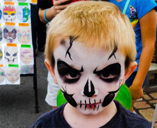 Trucco Teschio Halloween 1 Trucco di Halloween da teschio n.11