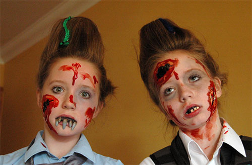 Trucco Zombie Halloween 12 Trucco di Halloween da zombie n.12
