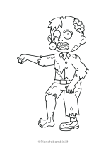 Zombie da stampare e colorare 19