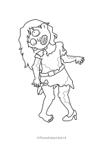 Zombie da stampare e colorare 21