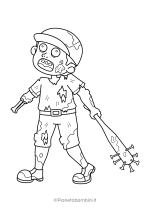 Zombie da stampare e colorare 23