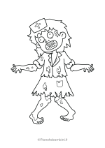 Zombie da stampare e colorare 24