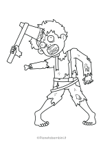 Zombie da stampare e colorare 26