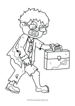 Zombie da stampare e colorare 35