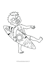 Zombie da stampare e colorare 40