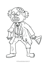 Zombie da stampare e colorare 42