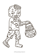 Zombie da stampare e colorare 43