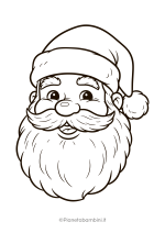 Disegno di Babbo Natale da colorare 50