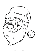 Disegno di Babbo Natale da colorare 51