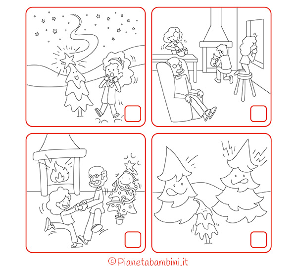 Sequenze temporali della leggenda dell'albero di Natale
