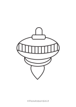 Disegno di pallina di Natale grande da colorare 64