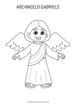 Personaggi del presepe da stampare e colorare nr. 06