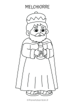 Personaggi del presepe da stampare e colorare nr. 08