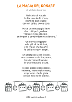 Poesia di Natale sulla solidarietà da stampare 16