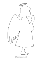 Sagoma angelo da stampare 37