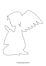 Sagoma angelo da stampare 38