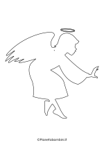 Sagoma angelo da stampare 39