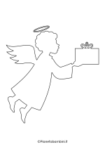 Sagoma angelo da stampare 41